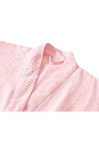 SKBD018 beauty salon pure cotton waffle bathrobe Spa Club Hotel bathrobe Hotel bathrobe bathrobe shop back view SKBD018 beauty salon pure cotton waffle bathrobe Spa Club Hotel bathrobe Hotel bathrobe bathrobe shop back view